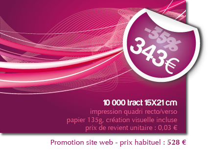 promotion imprimerie tract publicitaire